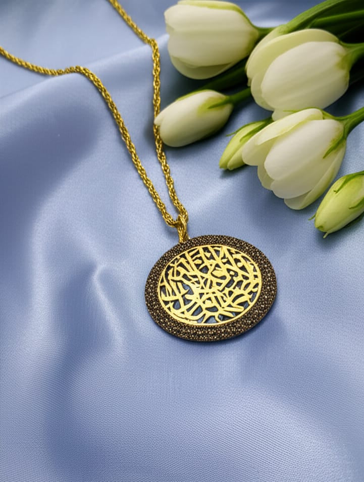 Artistic Calligraphy Pendant
