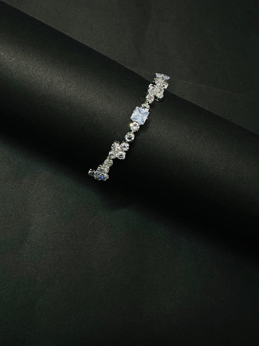 Multi-Cut Stone Bracelet