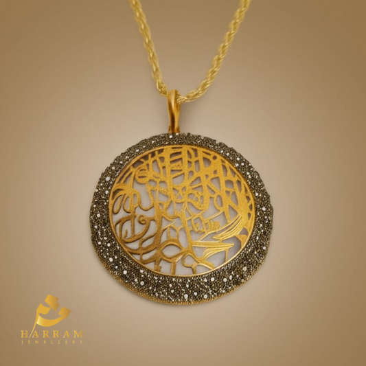 Artistic Calligraphy Pendant