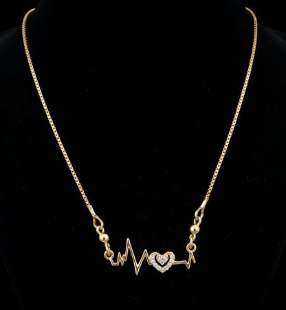 Heartbeat Love Necklace for Women