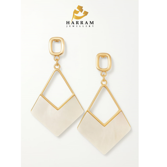 Modern Geometric Drop Earrings