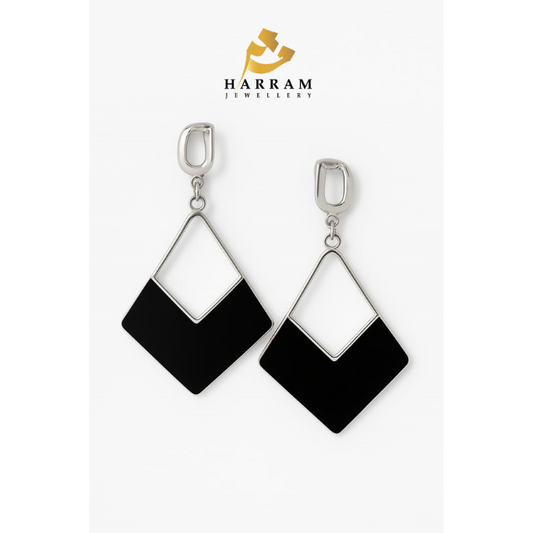 Modern Geometric Drop Earrings