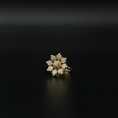 Luxury Gold Flower Jewellery Set for Women