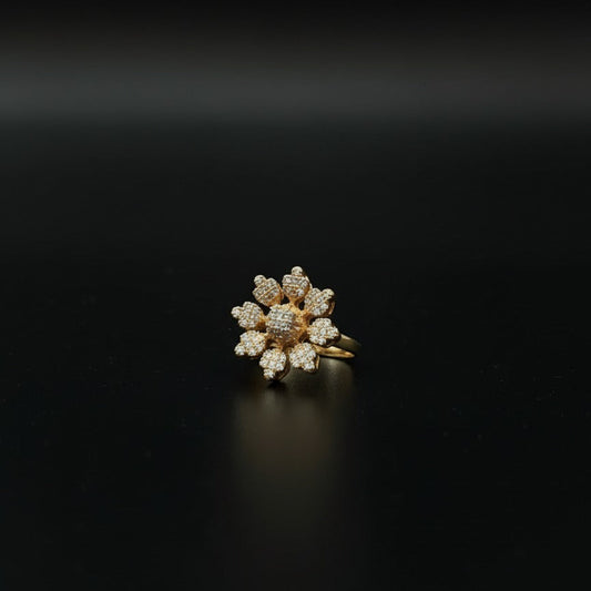 Luxury Gold Flower Jewellery Set for Women