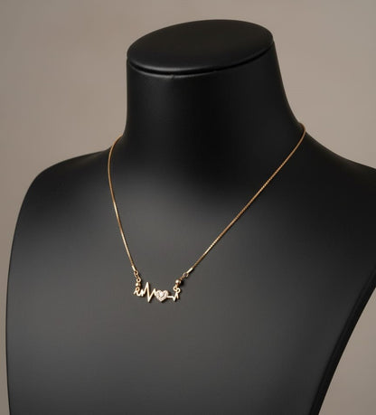 Heartbeat Love Necklace for Women