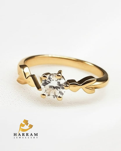 Gold Plated Love Ring