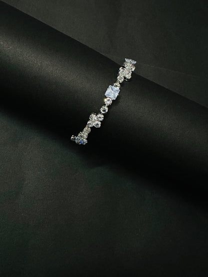 Multi-Cut Stone Bracelet