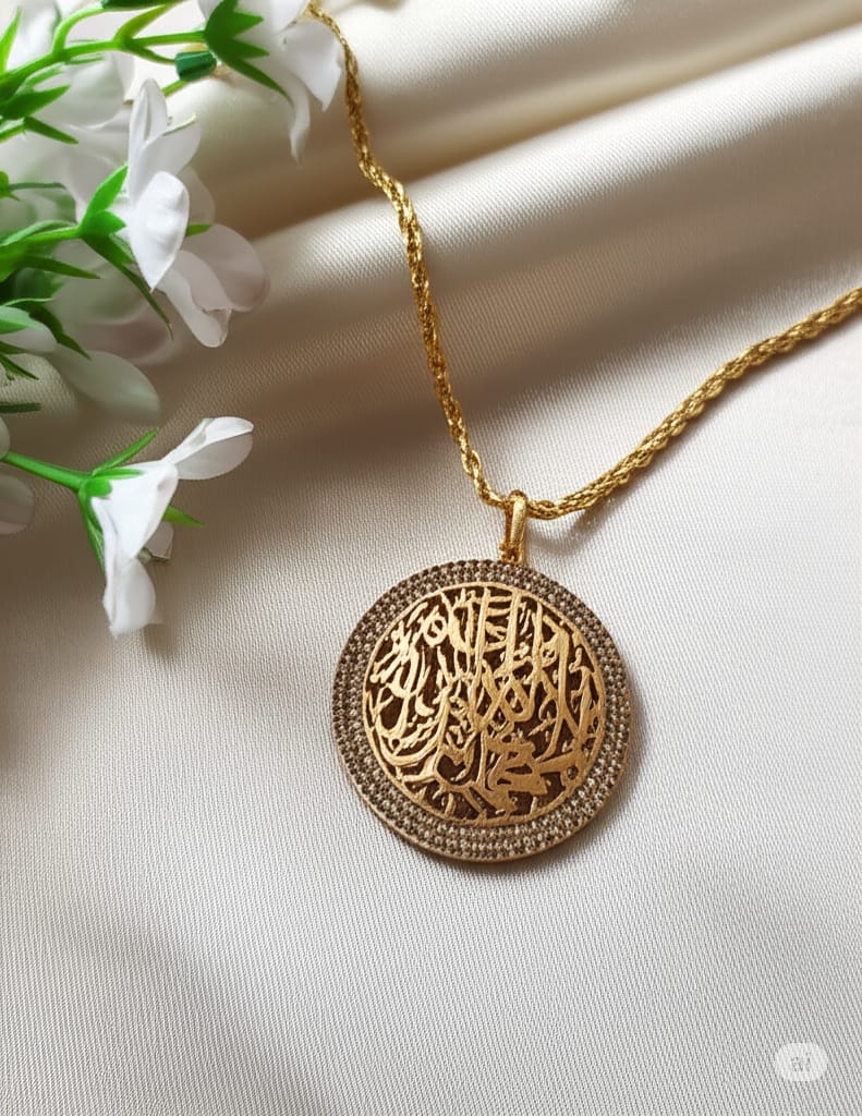 Artistic Calligraphy Pendant