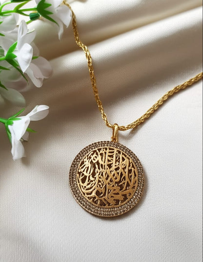 Artistic Calligraphy Pendant
