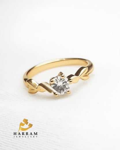 Gold Plated Love Ring