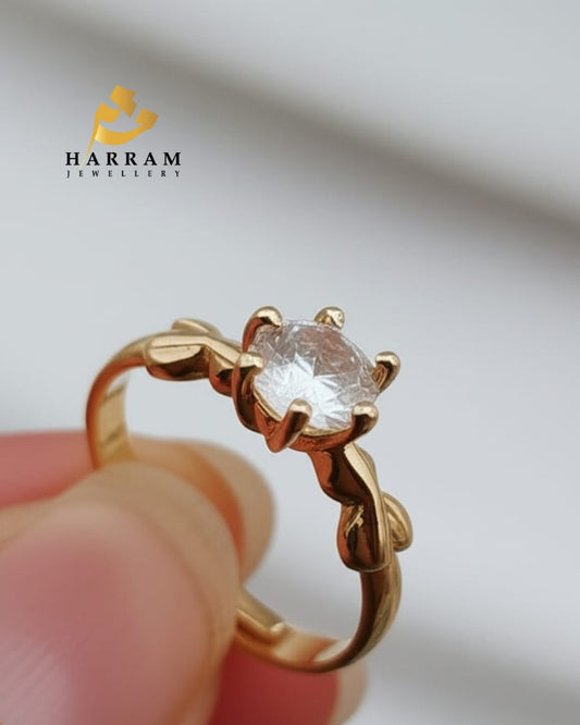 Gold Plated Love Ring
