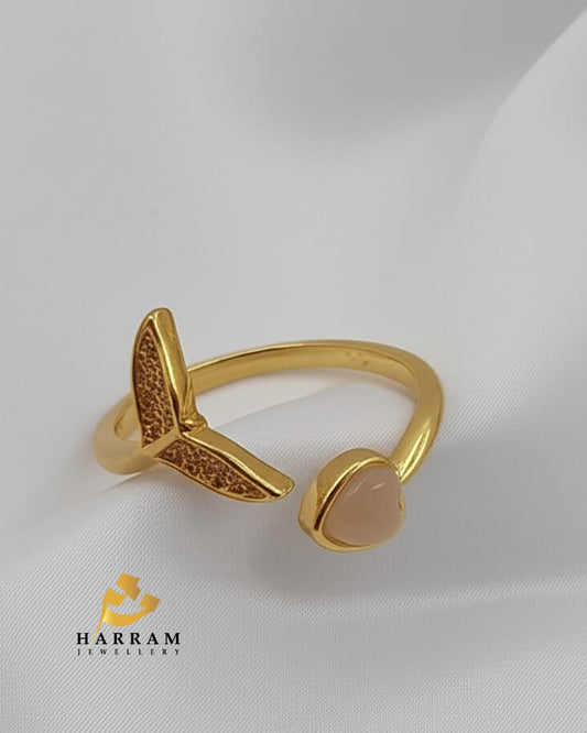 Elegant Adjustable Mermaid Tail Ring